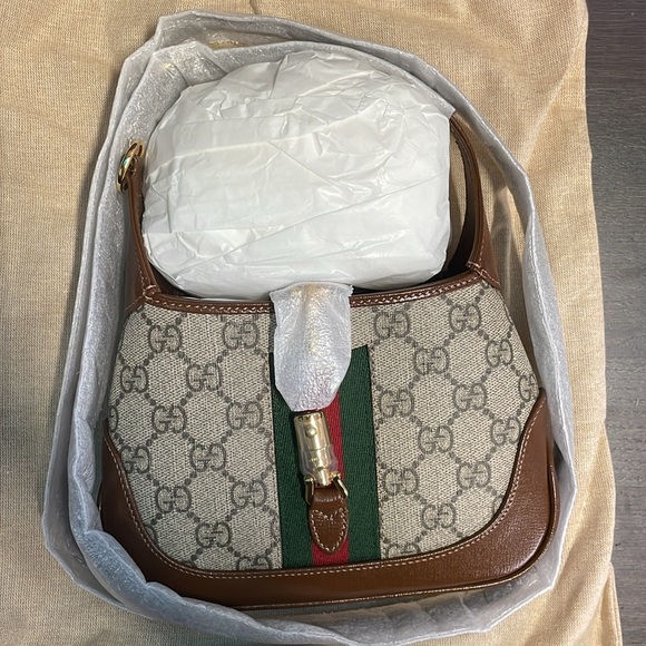 Gucci Jackie 1961 Mini Bag - Brown - Picture 3 of 6